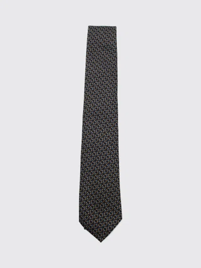 Ferragamo Tie Men In Black
