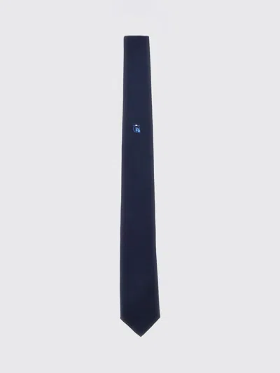 Ferragamo Tie Men In Blue