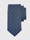 Ferragamo Patterned Tie In Blue