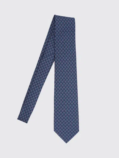 Ferragamo Tie Men In Blue