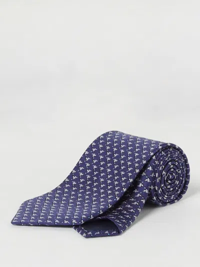 Ferragamo Tie Men  In Blue