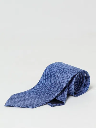 Ferragamo Tie Men  In Blue