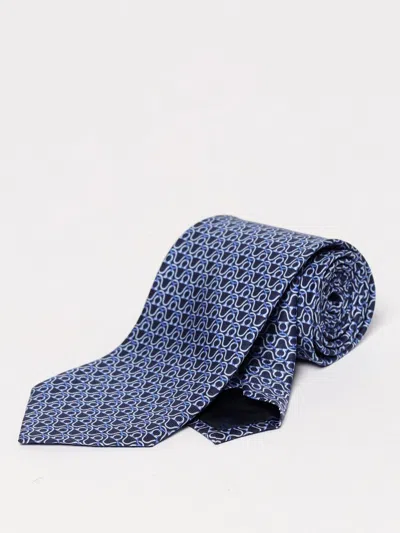 Ferragamo Tie Men  In Blue