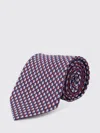 Ferragamo Pegasus Print Silk Tie In Blue