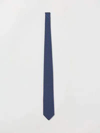 Ferragamo Tie Men  In Metallic