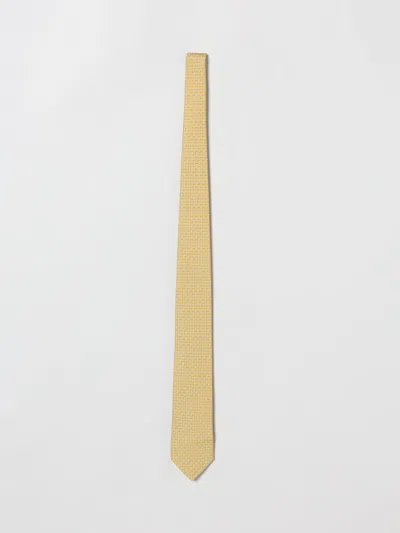 Ferragamo Tie Men  In Metallic