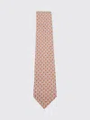 Ferragamo Silk Classic Gancini Grid Pattern In Orange