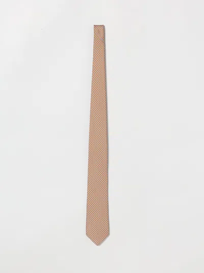 Ferragamo Tie Men  In Pink