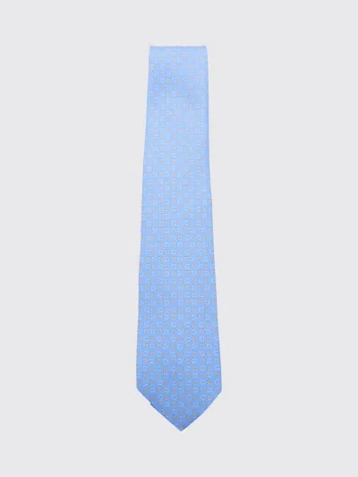 Ferragamo Tie Men In Blue