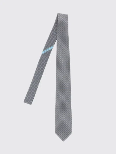 Ferragamo Tie Men In Gray
