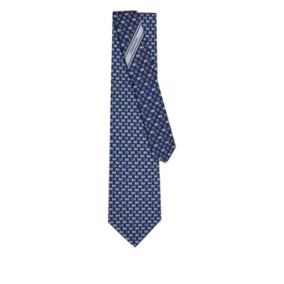 Ferragamo Tie In Blue