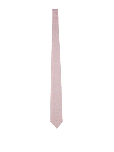 Ferragamo Tie Print Gancini In Neutral