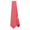 Ferragamo Tie In Red