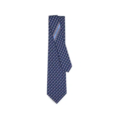 Ferragamo Ties And Bow Ties In Blue