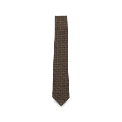 Ferragamo Ties And Bow Ties In Brown