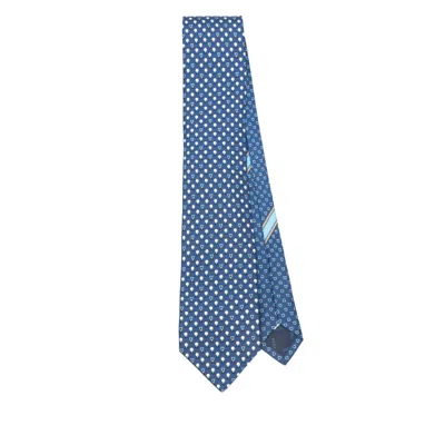 FERRAGAMO TIES BLUE