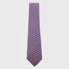 Ferragamo Geometric Slim Bow Ties And Accessories In Purple
