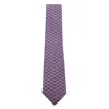 Ferragamo Geometric Slim Bow Ties And Accessories In Purple