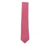 Ferragamo Patterned Silk Tie In Pink
