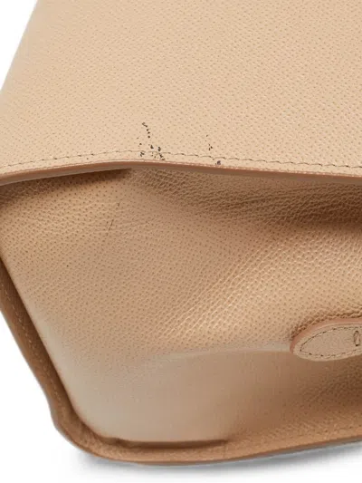 Pre-owned Ferragamo Today Leather Tote Bag In Neutrals