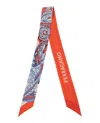 Ferragamo Togo Print Silk Bandeau In Multi