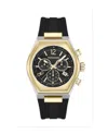 Ferragamo Tonneu Chrono Silicone Watch In Multi