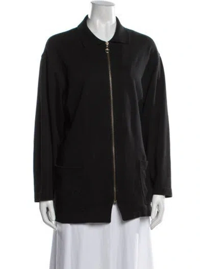 Pre-owned Ferragamo Top In Black