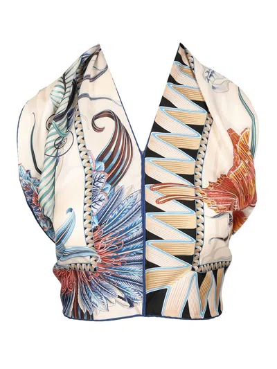 Ferragamo Top Giadafly Tops Multicolor