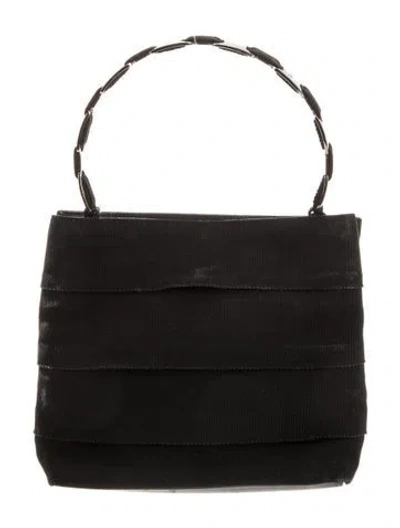 Pre-owned Ferragamo Top Handle Bag In Black
