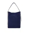 Ferragamo Top Handle Tote Bag In Blue
