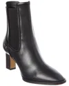 Ferragamo Toren Leather Bootie In Black