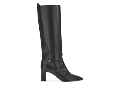 Pre-owned Ferragamo Torris Heeled Kneelength Boots (women's) Sneakers In Black