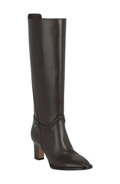 Ferragamo Torris Knee Length Boot In Brown