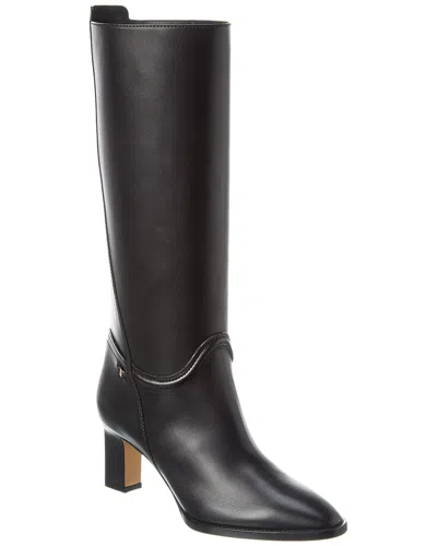 Ferragamo Torris Leather Boot In Black