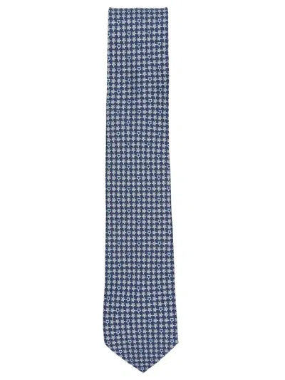 FERRAGAMO FERRAGAMO TORTOISESHELL-PRINT SILK TIE