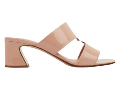 Pre-owned Ferragamo Tot 55 Sandals (women's) Sneakers In Beige