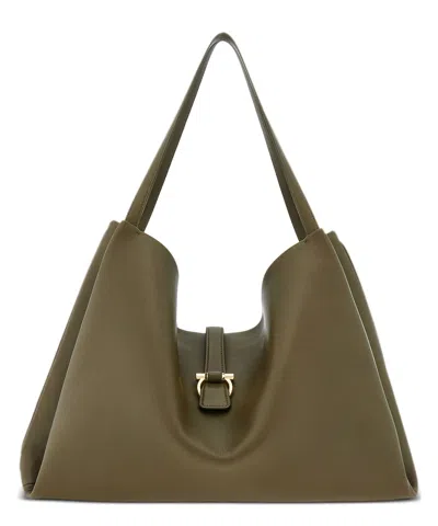 Ferragamo Tote Bag In Green