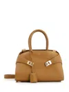 Ferragamo Tote Bag Hug Small In Beige