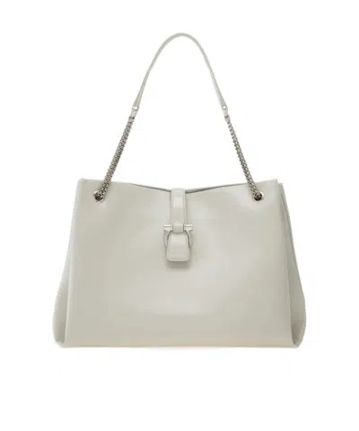 Ferragamo Tote Bag (l) In Neutral