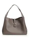Ferragamo Xl Calf Leather Tote Bag