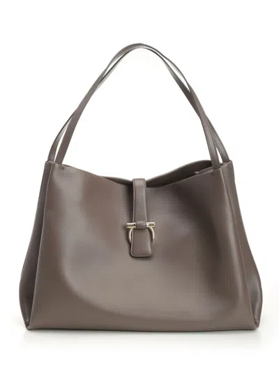 Ferragamo Tote Bag Shoulder Bags Grey
