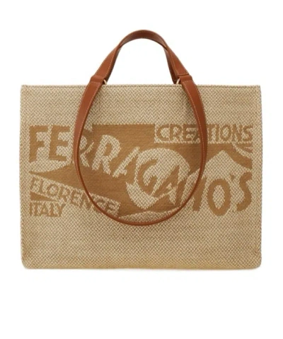 Ferragamo Tote Bag With Logo (xl)