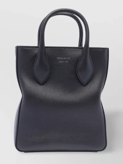 FERRAGAMO TOTE BAG WITH REMOVABLE STRAP AND HANDLES