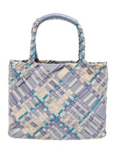 Pre-owned Ferragamo Tote In Blue