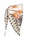 Ferragamo Tr Giadafly Skirts Multicolor In Multi