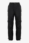 Ferragamo Track Pants In Tech Fabric In Black