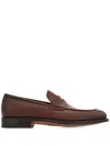 Ferragamo Tramezza Loafers In Brown