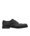 Ferragamo Tramezza Oxford Brogue In Black