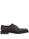 Ferragamo Tramezza Oxford Shoes In Brown
