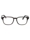 Ferragamo Transparent Grey Acetate Glasses
